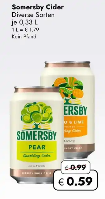 Travel FREE Somersby cider Angebot