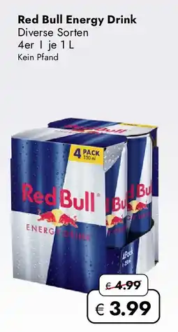 Travel FREE Red Bull Energy Drink Angebot
