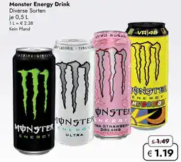 Travel FREE Monster Energy Drink Angebot