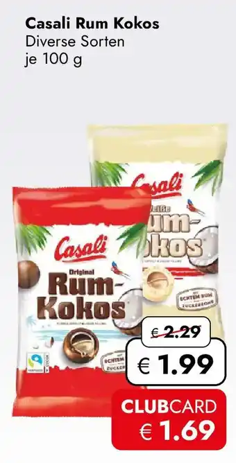 Travel FREE Casali Rum Kokos Angebot