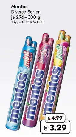 Travel FREE Mentos Angebot