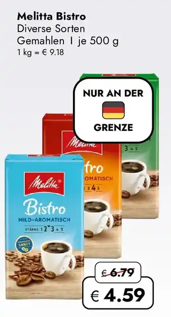 Travel FREE Melitta Bistro Angebot