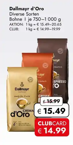 Travel FREE Dallmayr d'Oro Angebot