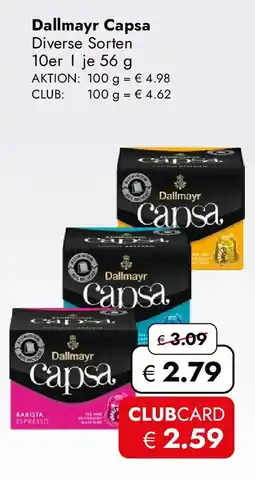 Travel FREE Dallmayr Capsa Angebot