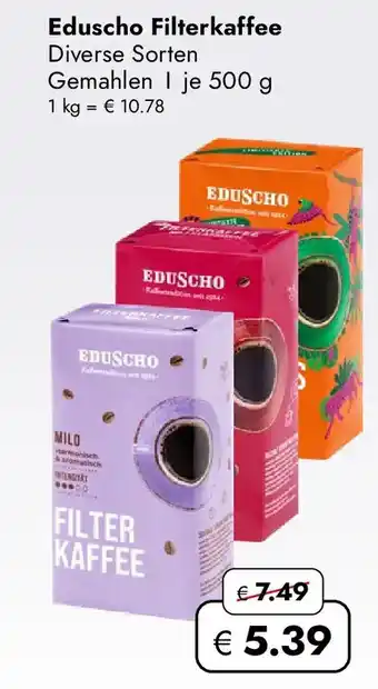 Travel FREE Eduscho Filterkaffee Angebot