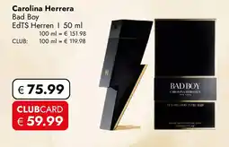 Travel FREE Carolina herrera bad boy Angebot