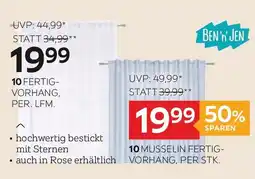 XXXLutz MUSSELIN FERTIG- VORHANg Angebot