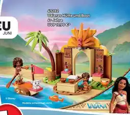 Lego 43282 Vaianas Hütte und Boot 4+ Jahre Angebot