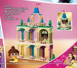Lego 43291 Die Mini-Prinzessinnen Belle und Tiana mit ihrem Schloss 5+ Jahre Angebot