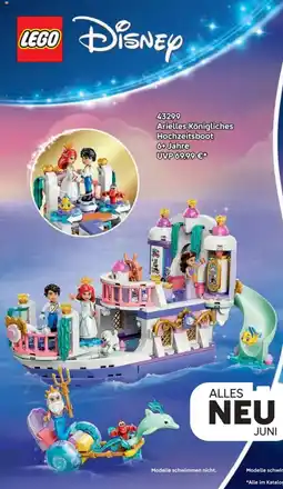Lego 43299 arielles königliches hochzeitsboot 6+ jahre Angebot