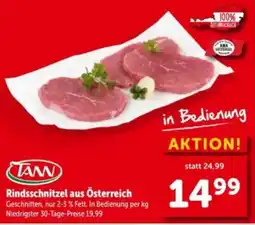 Interspar Rindsschnitzel aus Österreich Angebot