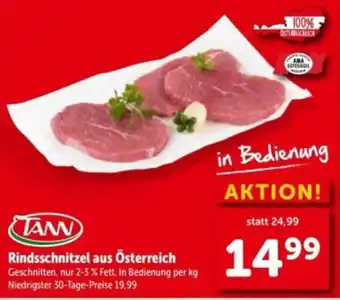Interspar Rindsschnitzel aus Österreich Angebot