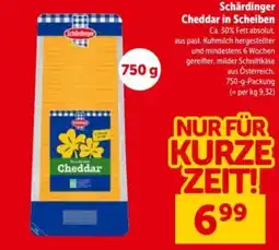 Interspar Schirdinger Cheddar in Scheiben Angebot