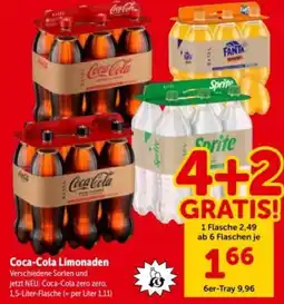 Interspar Coca-Cola Limonaden Angebot