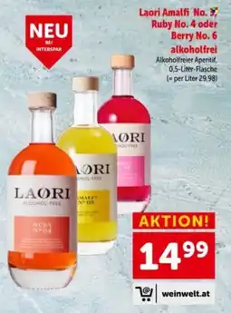 Interspar Laori amalfi no. 3, ruby no. 4 oder berry no. 6 alkoholfrei Angebot