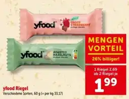 Interspar yfood Riegel Angebot