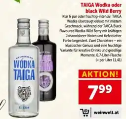 Interspar Taiga wodka oder black wild berry Angebot