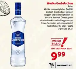 Interspar Wodka gorbatschow Angebot