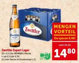 Interspar Zwettler export lager Angebot