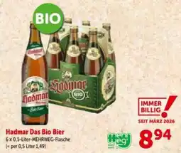 Interspar Hadmar das bio bier Angebot