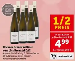 Interspar Dockner grüner veltliner vom löss kremstal dac Angebot