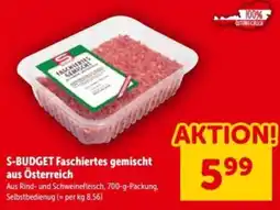 Interspar S-budget faschiertes gemischt aus österreich Angebot