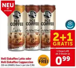 Interspar Hell eiskaffee latte oder hell eiskaffee cappuccino Angebot