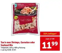 Interspar Yuu'n mee shrimps, garnelen oder seafood mix Angebot