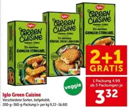 Interspar Iglo green cuisine Angebot