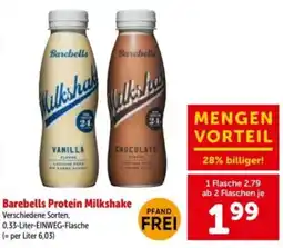 Interspar Barebells protein milkshake Angebot