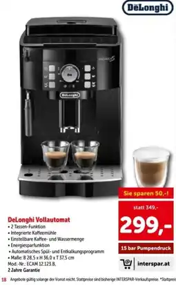 Interspar Delonghi vollautomat Angebot