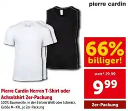 Interspar Pierre cardin herren t-shirt oder achselshirt 2er-packung Angebot