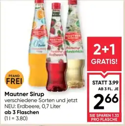 Maximarkt Mautner Markhof Sirup Angebot