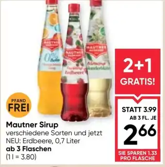 Maximarkt Mautner Markhof Sirup Angebot
