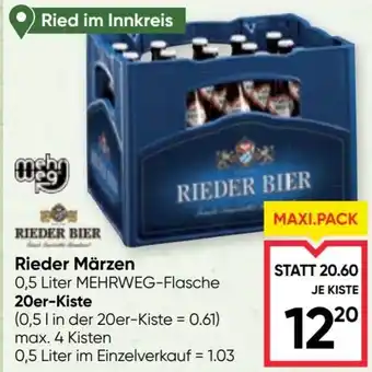 Maximarkt Rieder Märzen Angebot