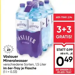 Maximarkt Vöslauer Mineralwasser Angebot