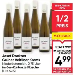 Maximarkt Josef Dockner Grüner Veltliner Krems Angebot