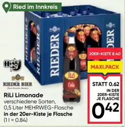 Maximarkt Rieder RiLi Limonade Angebot