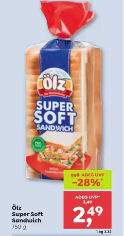 ADEG Ölz Super Soft Sandwich Angebot