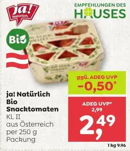 ADEG ja! Natürlich Bio Snacktomaten Angebot