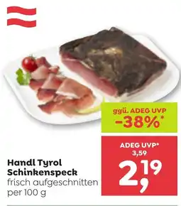 ADEG Handl Tyrol Schinkenspeck Angebot