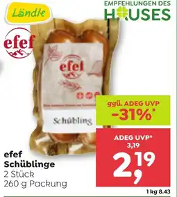 ADEG efef Schüblinge Angebot