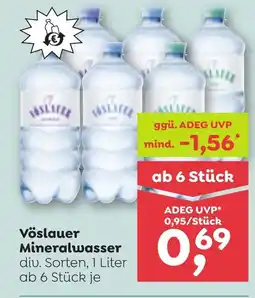 ADEG Vöslauer Mineralwasser Angebot