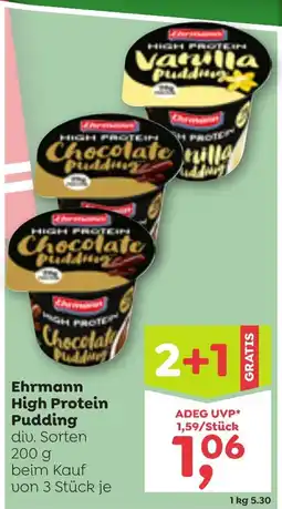 ADEG Ehrmann High Protein Pudding Angebot