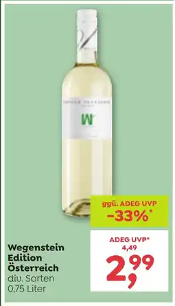 ADEG Wegenstein Edition Österreich diu. Sorten Angebot