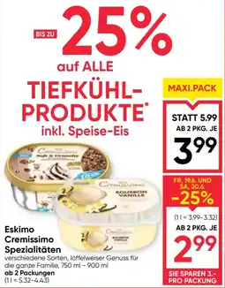Maximarkt Eskimo Cremissimo Spezialitäten Angebot