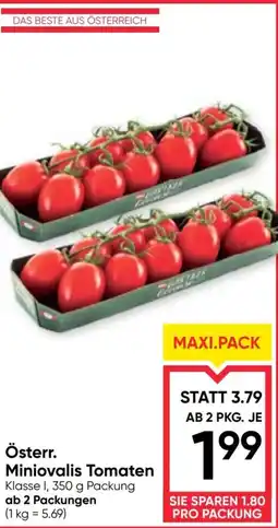 Maximarkt Österr. Miniovalis Tomaten Angebot