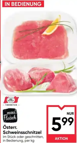 Maximarkt Österr Schweinsschnitzel Angebot