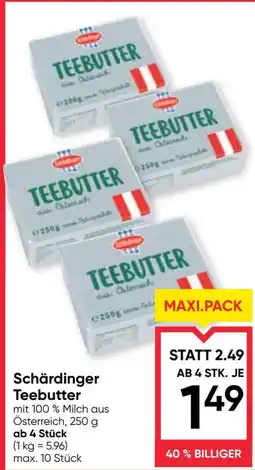 Maximarkt Schärdinger Teebutter Angebot