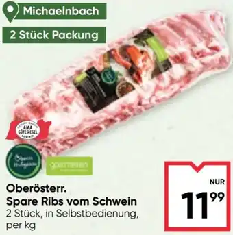 Maximarkt Oberösterr. Spare Ribs vom Schwein Angebot